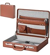 LOCKCURX Briefcases for Men, Anti-Theft Longwave Lock Briefcase with 16 Inch Laptop Compartment, ...