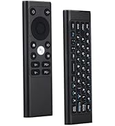 iPazzPort mini Bluetooth Keyboard and air Mouse, Multifunctional 3-in-1 2.4Ghz* Bluetooth with Re...