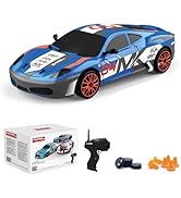 1:24 Scale RC Drift Car,4WD 2.4GHz High Speed Racing Hobby Sport Toy Car Vehicle with LED Lights,...