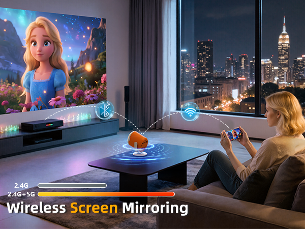 wepvo wifi Projector wirless