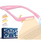 Neck Booklight for Reading in Bed at Night, Pink Light Knitting Accessories Sewing Supplies Stock...
