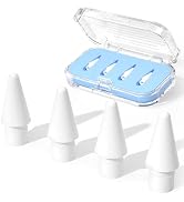 JOOSKO Replacement Pencil Tips for Apple Pencil Pro/USB-C/2nd Gen/1st Gen Tips(with Storage case)...