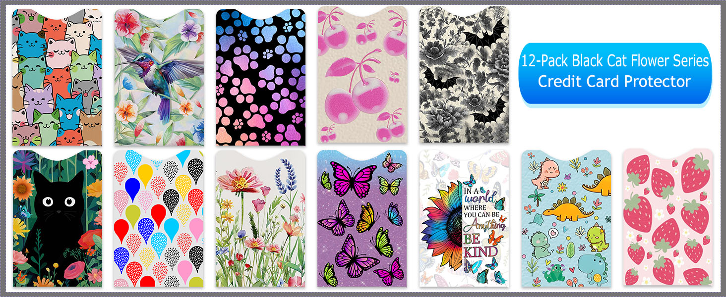 SMOQYKBW 12 PCS RFID Blocking Sleeves