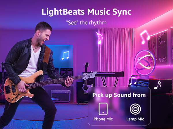 Music sync lamp