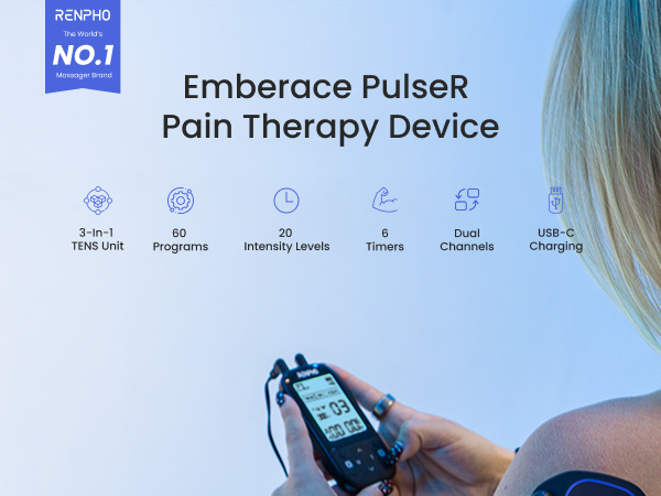 Rechargeable Digital TENS Unit Muscle Stimulator