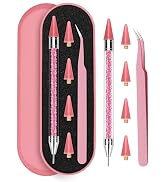 Rolybag Rhinestone Picker Tool, Rhinestone Applicator Tool Dotting Wax Pen Dual-Ended with 4 PCS ...