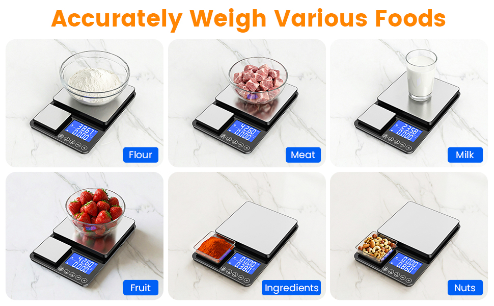 Accurately Weigh Various Foods
