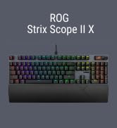 ASUS ROG Strix Scope II X Wired USB Mechanical Gaming Keyboard – 100% Full-Size, Hot Swappable Pr...