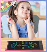 LCD Writing Tablet, 12 Inch Colorful Doodle Board Drawing Tablet for Kids, Reusable Electronic Dr...