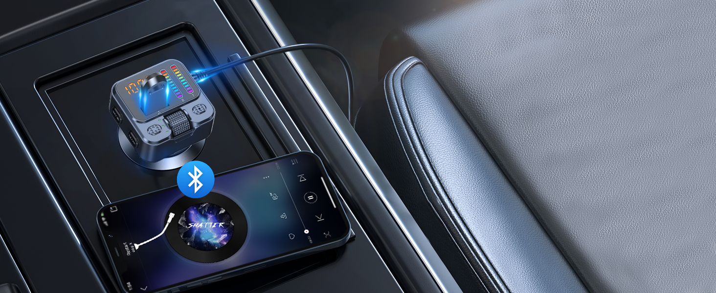 bluetooth aux adapter for car music