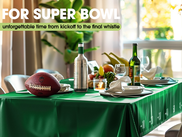 football party decorations