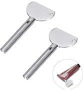 2 Pcs Stainless Steels Metal Tube Squeezer Keys Salon Manual Toothpaste Tube Squeezers, Aids Acce...