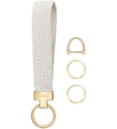 Fishent Stretchy Keychain, Woven Keychain Wristlet for Keys