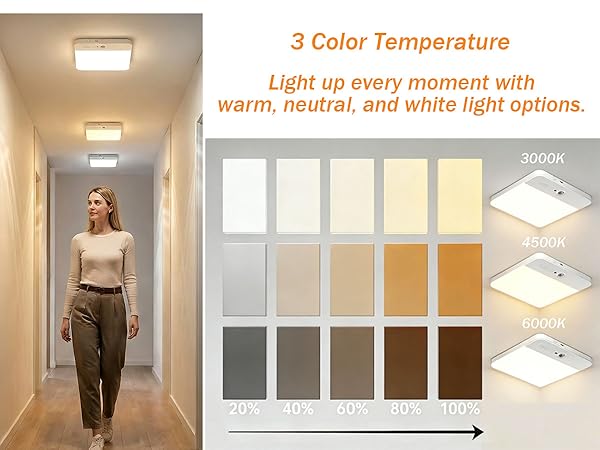 3 ColorTemps Ceiling Lights