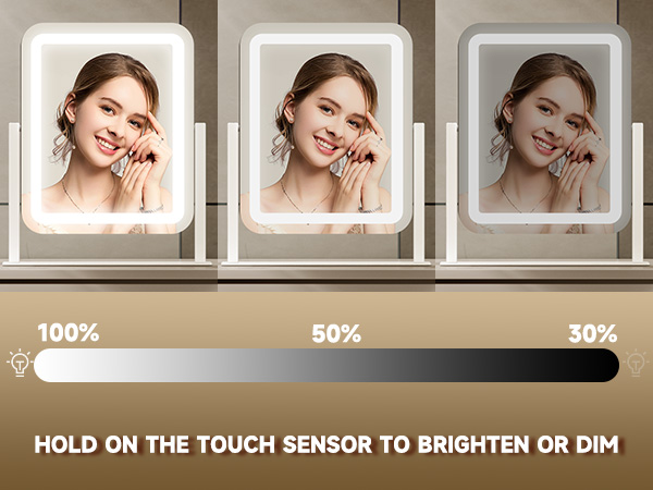 vanity mirror with lights light up mirror makeup mirror with lights large