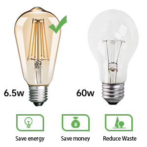 QUALILUX Dusk to Dawn ST58(ST19) Amber A06