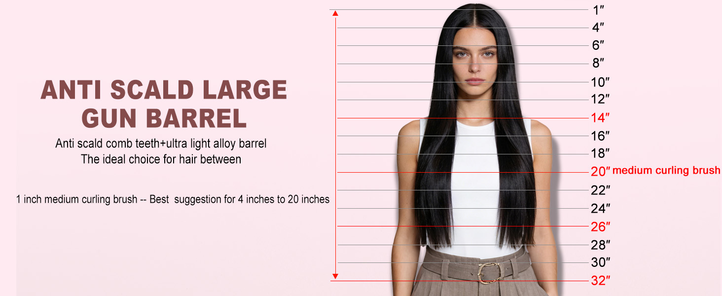 1 inch curling brush