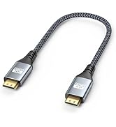 ZeniKon 4K Mini HDMI to Mini HDMI Cable 1FT, Short HDMI Mini Cable Support 4K@60Hz, 2K@120Hz, 108...