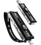 MOVE SPEED 1TB External SSD 560MB/s Read Speed, USB 3.2+USB C Dual Ports External Drive, Portable...