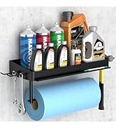 Taozun Garage Paper Towel Holder, Wall Mount Shelf, Shop Towel Holder, One-Hand Tear, Paper Towel...