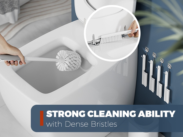 toilet bowl brush and holder