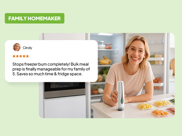Portable Food Saver Vacuum Sealer Machine