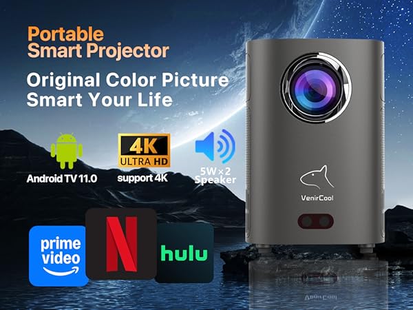 Portable Smart Projector Q1 Pro