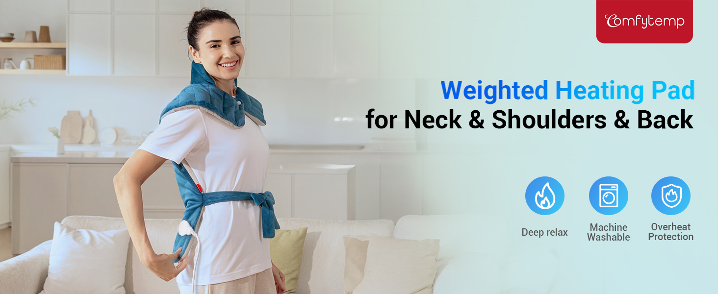 Heating pad for neck and shoulder and back