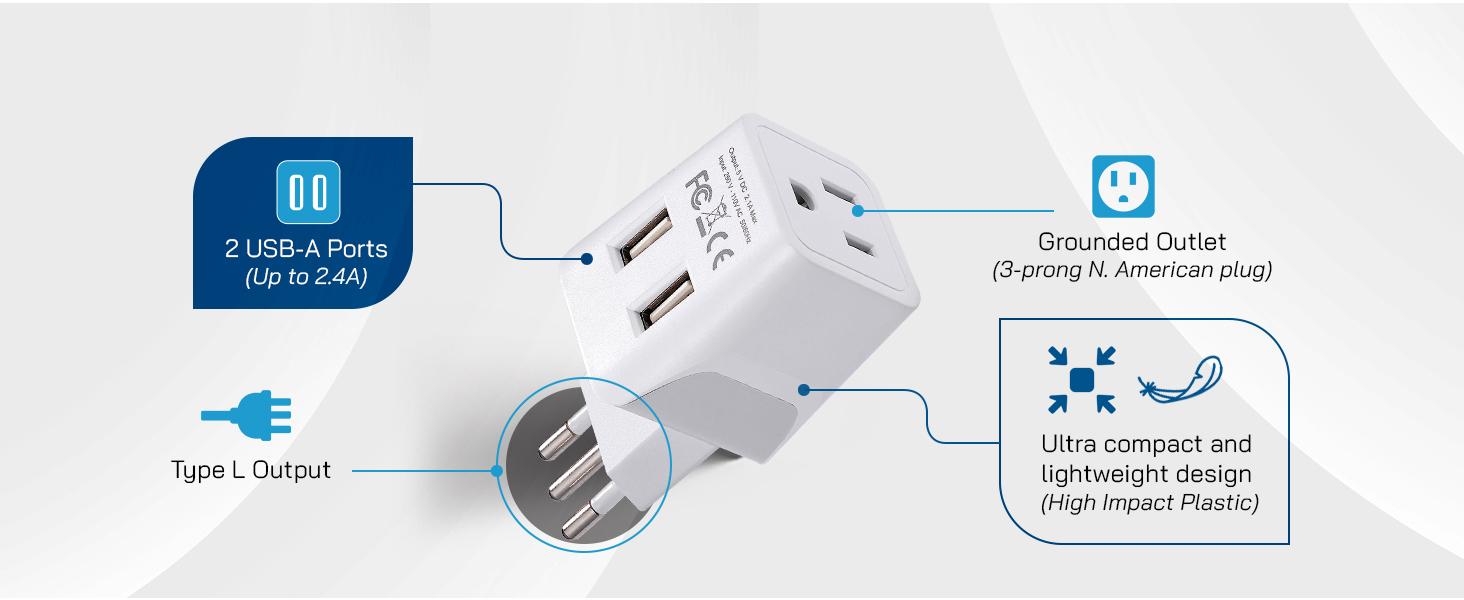 power adapter for italy travel