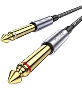 MOSWAG Guitar Cable 6.6FT/2M Professional Guitar Cable Nylon Braided Instrument Cable for Electri...