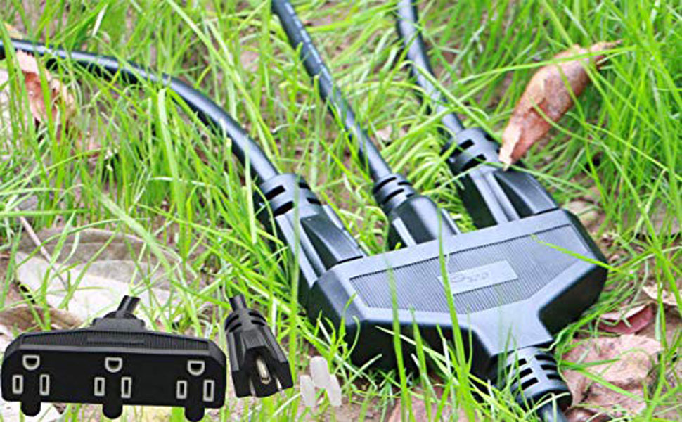 10 Feet extension cord outdoor SJTW waterproof cable