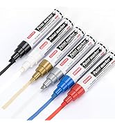 ZEYAR Paint Markers, Jumbo size, Chisel Point, Premium Waterproof &amp; Smear Proof Ink, Aluminum Bar...