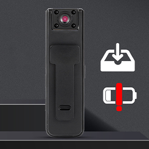 Display Cams, Wearable Clip Video Recorder Cameras, 1080P Police Body Camera 32GB Memory Card