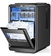 Antarctic Star Crescent Ice Maker, Slow-Melting Countertop Ice Maker, 27 Lbs/24H, 16Pcs in 15Mins...