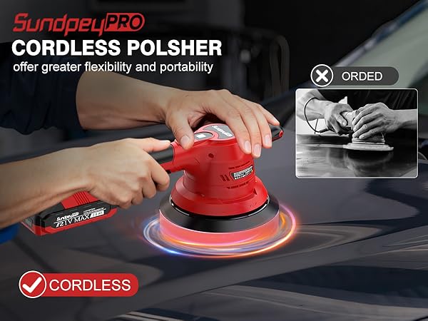 cordless car polisher