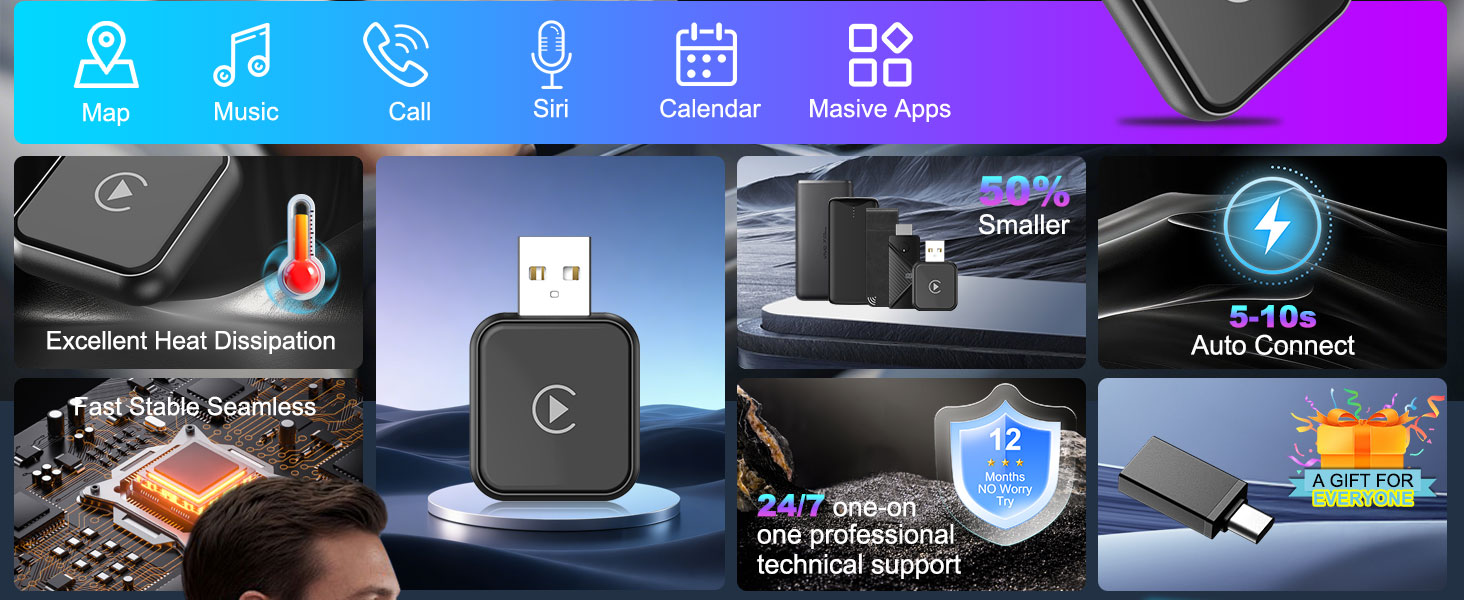 Wireless Carplay Adapter