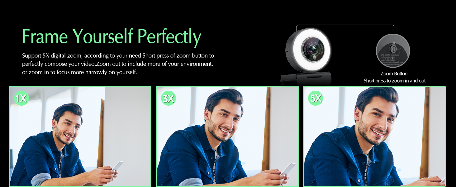 mic one windows zoom macbook game live stream office cameras external clip top games face computers