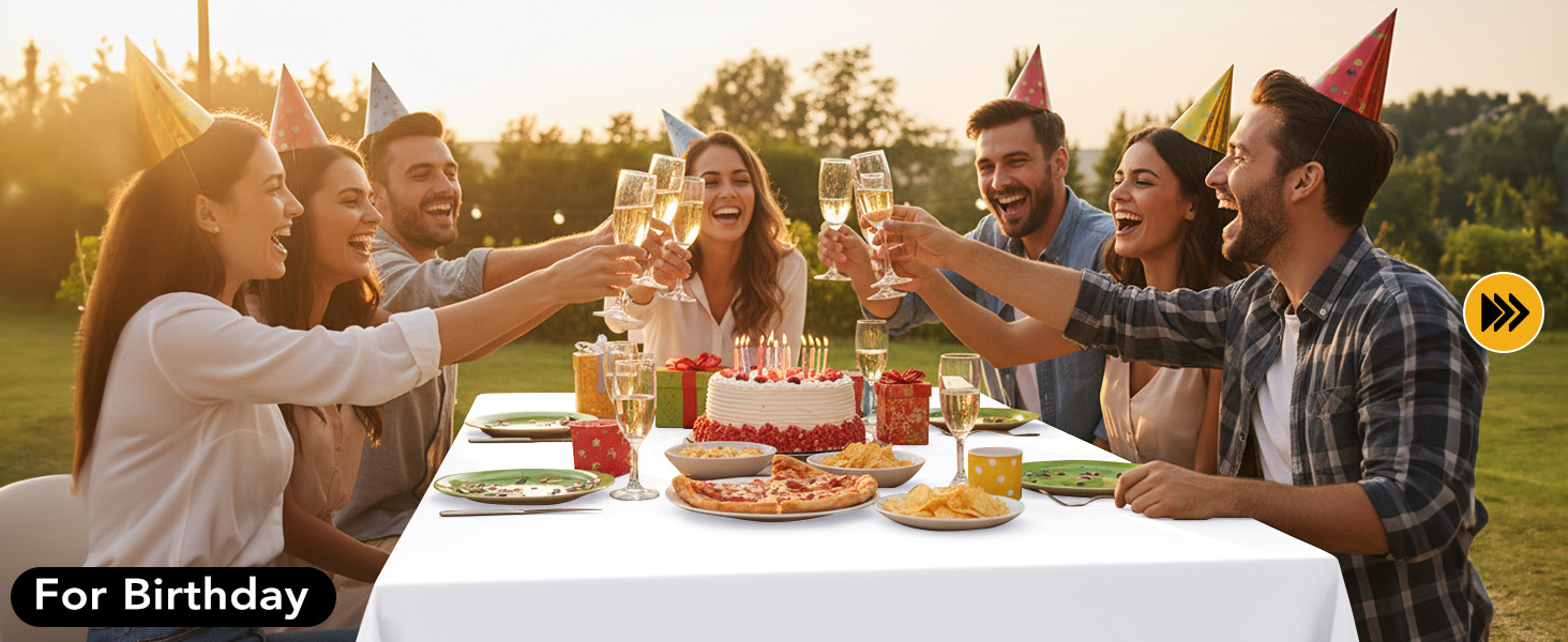 Rectangle Table Covers for Birthday