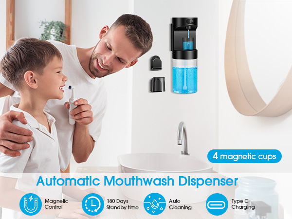 mouth wash dispenser