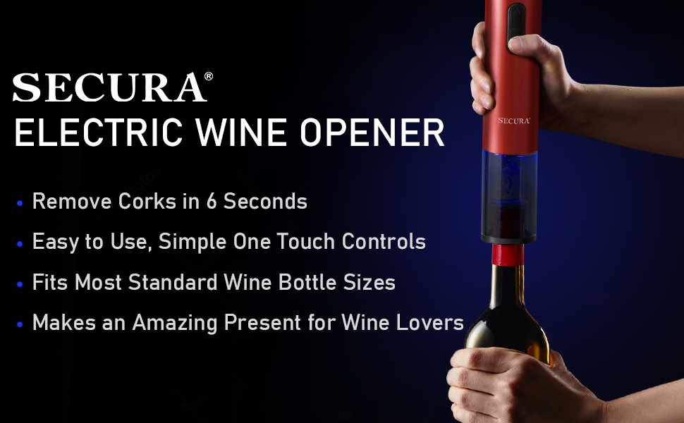 SECURA ELECTRIC WINE OPENER