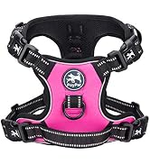 PoyPet 2019 Upgraded No Pull Dog Harness with 4 Snap Buckles, 3M Reflective with Front &amp; Back 2 L...
