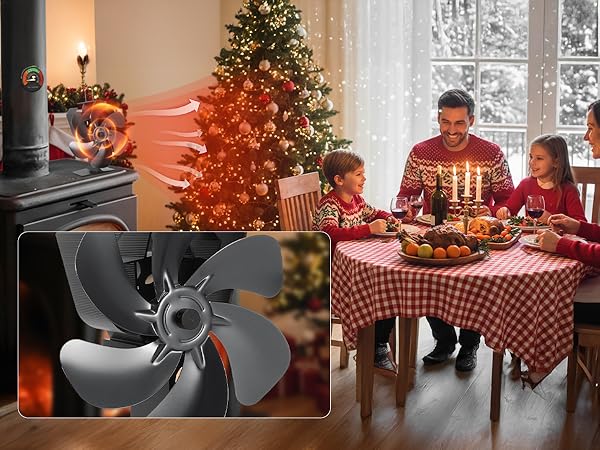 wood stove fan