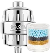 High Output Revitalizing Shower Filter, Keycozy Shower Filter for Hard Water Remove Chlorine, and...