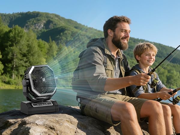 rechargeable fan portable