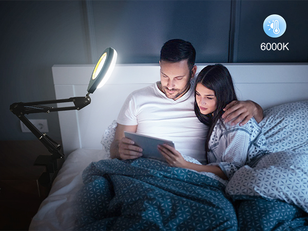 10x magnifying glass with light