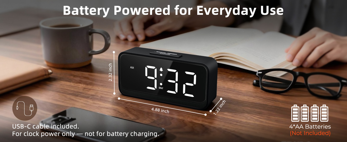 Battery Powered for Everyday Use