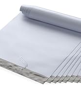 GPI - 10 x 13, 2.5 Mil Thick, Bulk Case Of 1000 - WHITE POLY MAILER ENVELOPES, Self Seal Waterpro...