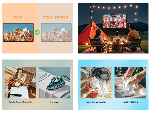 Washable Projector Screen