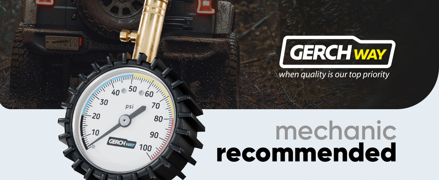 mechanic recommended tire pressure gauge