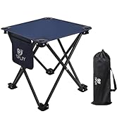 Opliy Camping Stool, Folding Small Chair 13.5 inch Portable Camp Stool for Camping Fishing Hiking...